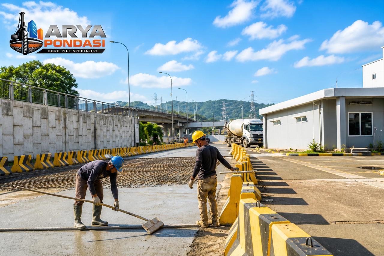 PEKERJAAN PENGECORAN JALAN DI DAERAH SEMARANG, Arya Citra Pondasi